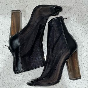 ALDO PEEP TOE BOOTIES